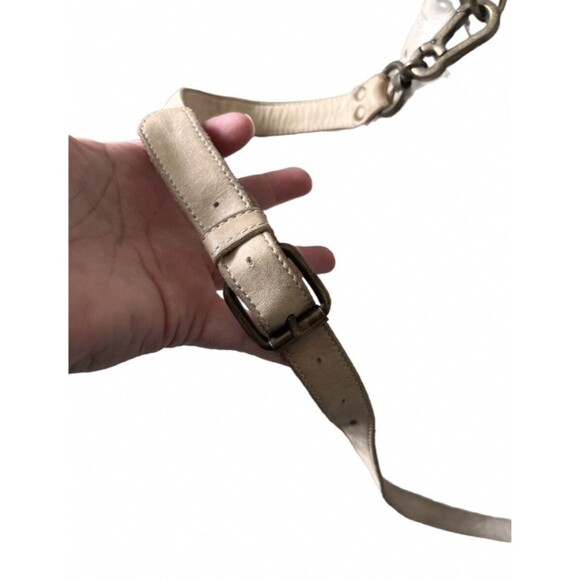 Vintage Errelleventidue Italian Leather Lazer Cut XL Handbag - Picture 5 of 16